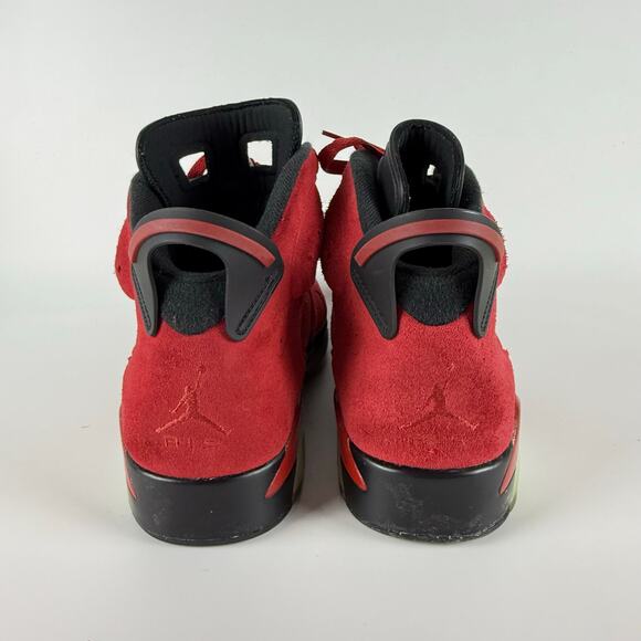 Nike Air Jordan 6 Retro Toro Bravo Sneakers Men's 9.5 Red Black CT8529-600 - Picture 6 of 11